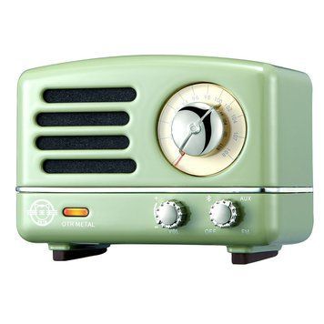Muzen OTR Metal Green Вінтажна Bluetooth-колонка у стилі радіо 1960-х MUZ-OTR фото