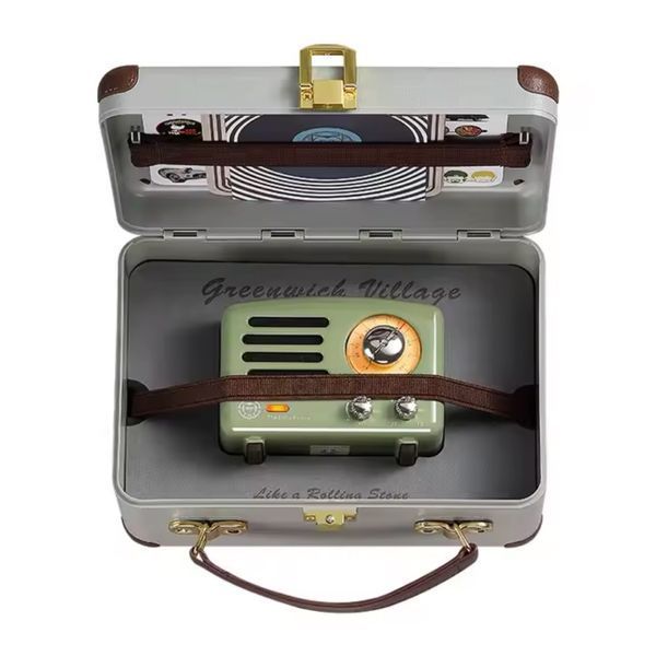Muzen OTR Metal Green Вінтажна Bluetooth-колонка у стилі радіо 1960-х MUZ-OTR фото