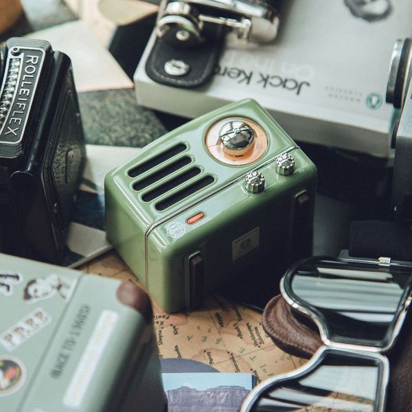 Muzen OTR Metal Green Вінтажна Bluetooth-колонка у стилі радіо 1960-х MUZ-OTR фото