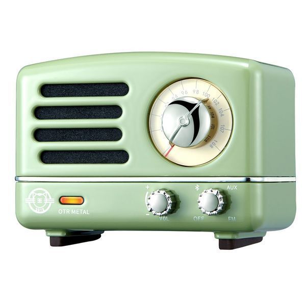 Muzen OTR Metal Green Вінтажна Bluetooth-колонка у стилі радіо 1960-х MUZ-OTR фото