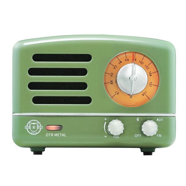 Muzen OTR Metal Green Вінтажна Bluetooth-колонка у стилі радіо 1960-х MUZ-OTR фото