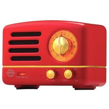 Muzen OTR Metal Red Вінтажна Bluetooth-колонка у стилі радіо 1960-х MUZ-OTR фото